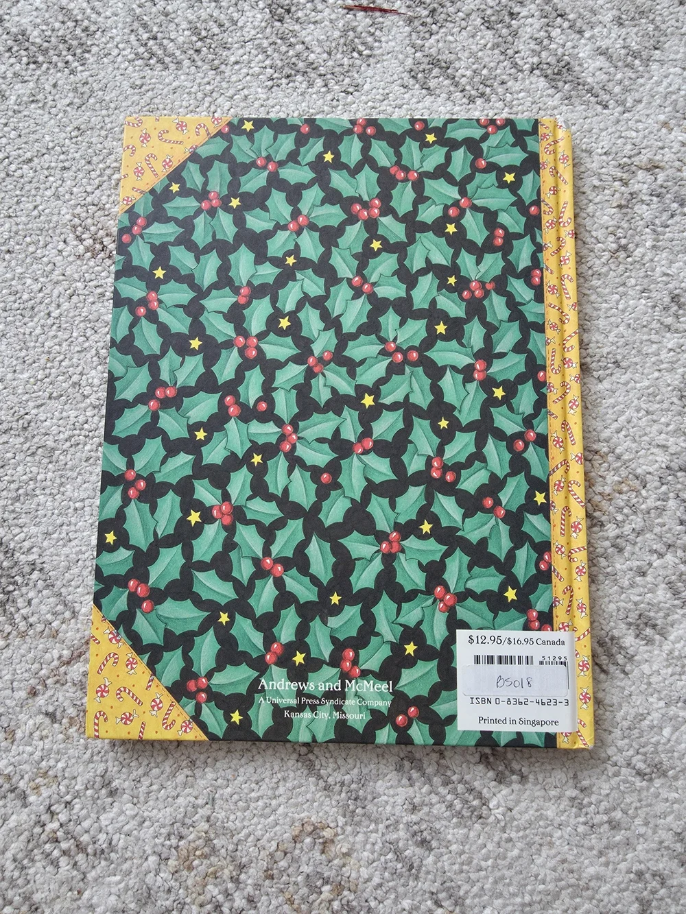 Mary Engelbreit Christmas Journal - Green Patterned Holiday Notebook